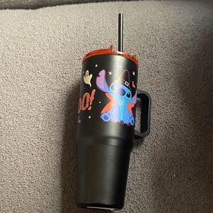 Stitch Black Halloween Tumbler